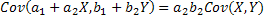 cov linear combos
