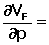 Partial V wrt p