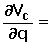 Partial V wrt q